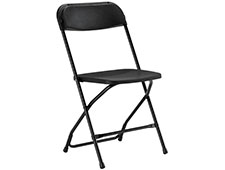 Chair, Black Folding
